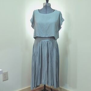 Blu Pepper Light Blue Two-Piece Set